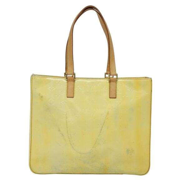 LOUIS VUITTON Monogram Vernis Columbus Tote Bag Gris M91028 - Picture 3 of 12